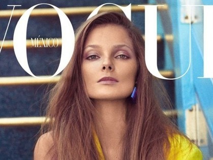 Модель Энико Михалик в журнале Vogue Mexico