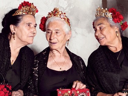 Белиссимо,белла!Бабушки в рекламе Dolce&Gabbana