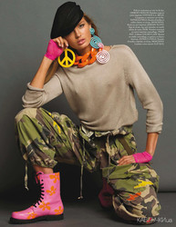 Мода парижского Vogue Март 2015: привет, лихие 90-е!