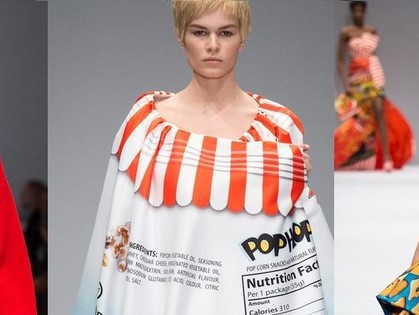 Сыр, поп-корн и Макдональдс - показ Moschino осень-зима 2014/2015