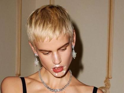 Неприкрытый гламур Саскии де Бро в февральском выпуске Vogue Paris