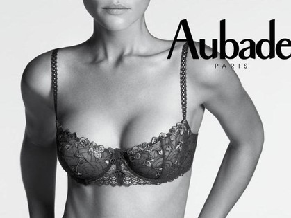 Французский бренд белья Aubade Lingerie представил публике календарь на 2014 год