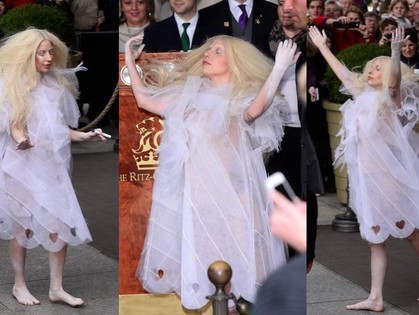 Lady Gaga привлекает к себе внимание плохим педикюром
